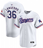 Men's Texas Rangers #36 Wyatt Langford White 2024 Gold Collection Cool Base Baseball Stitched Jersey Dzhi,baseball caps,new era cap wholesale,wholesale hats